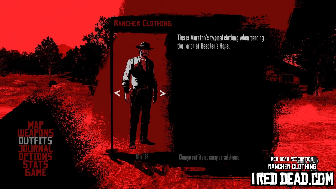Red Dead Redemption Rancher Clothing Criteria Completed