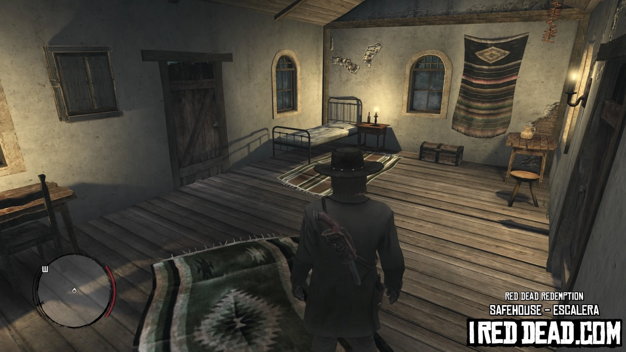 Red Dead Redemption Safehouse Escalera 4