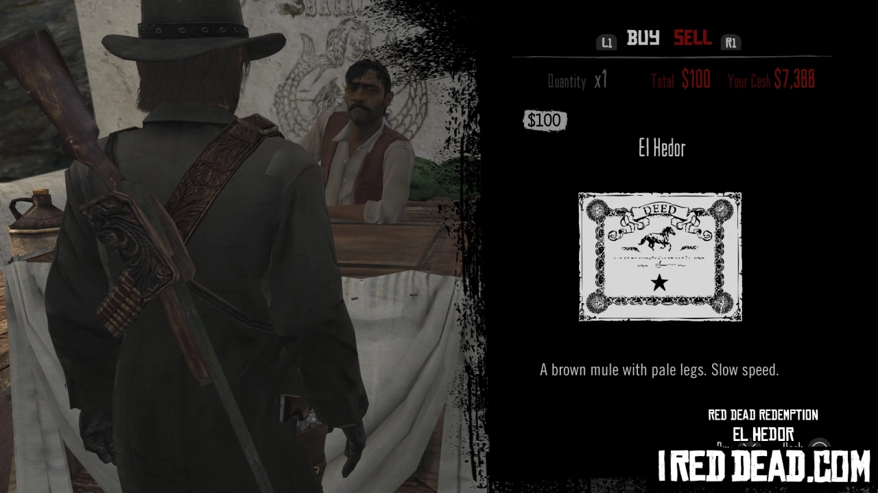 Red Dead Redemption Shop Item El Hedor