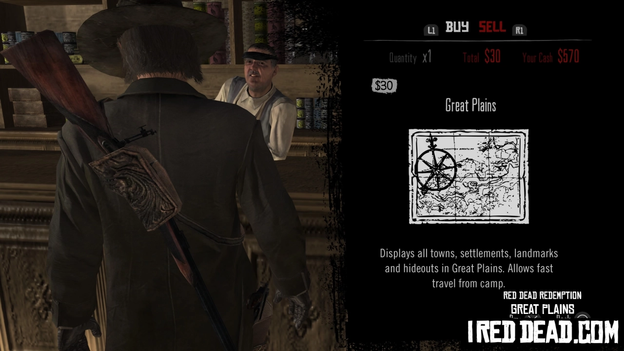 Red Dead Redemption Shop Item Great Plains