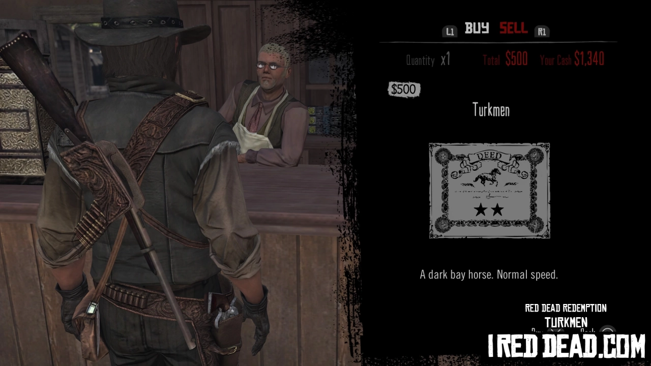 Red Dead Redemption Shop Item Turkmen