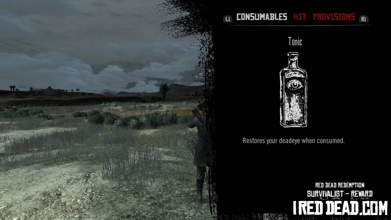 Red Dead Redemption Survivalist Survivalist Rank 10 Reward Tonic