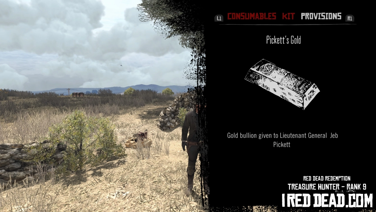 Red Dead Redemption Treasure Hunter Rank 9 Picketts Gold