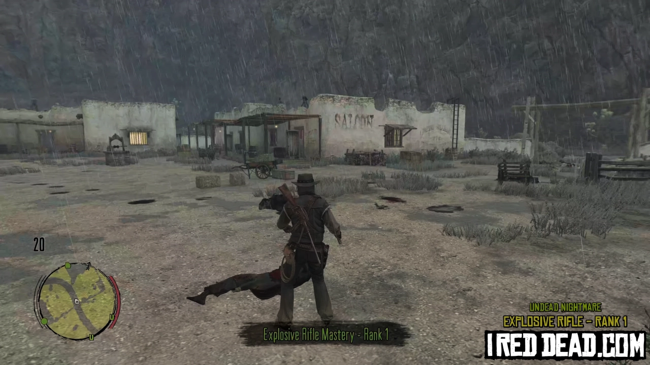 Red Dead Redemption Undead Nightmare Explosive Rifle Mastery Rank 1 2