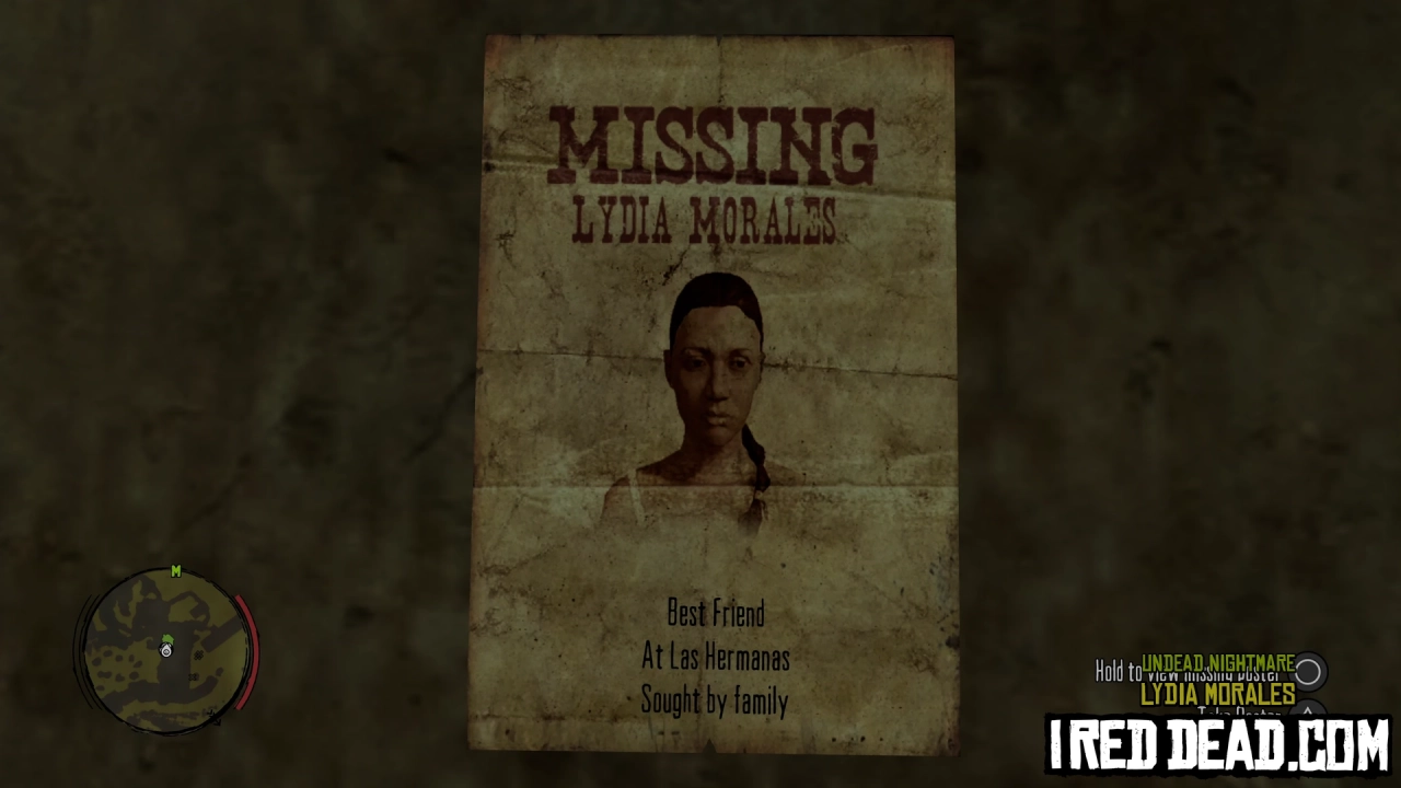 Red Dead Redemption Undead Nightmare Lydia Morales 1