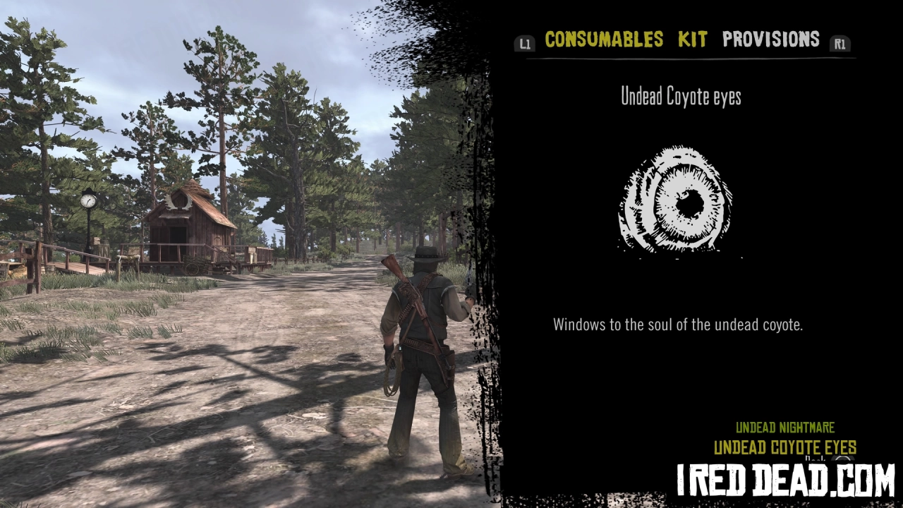 Red Dead Redemption Undead Nightmare Provisions Undead Coyote Eyes
