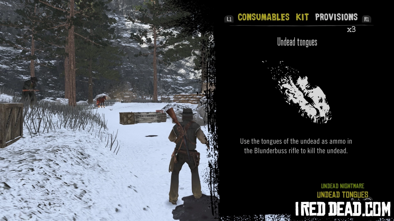Red Dead Redemption Undead Nightmare Provisions Undead Tongues