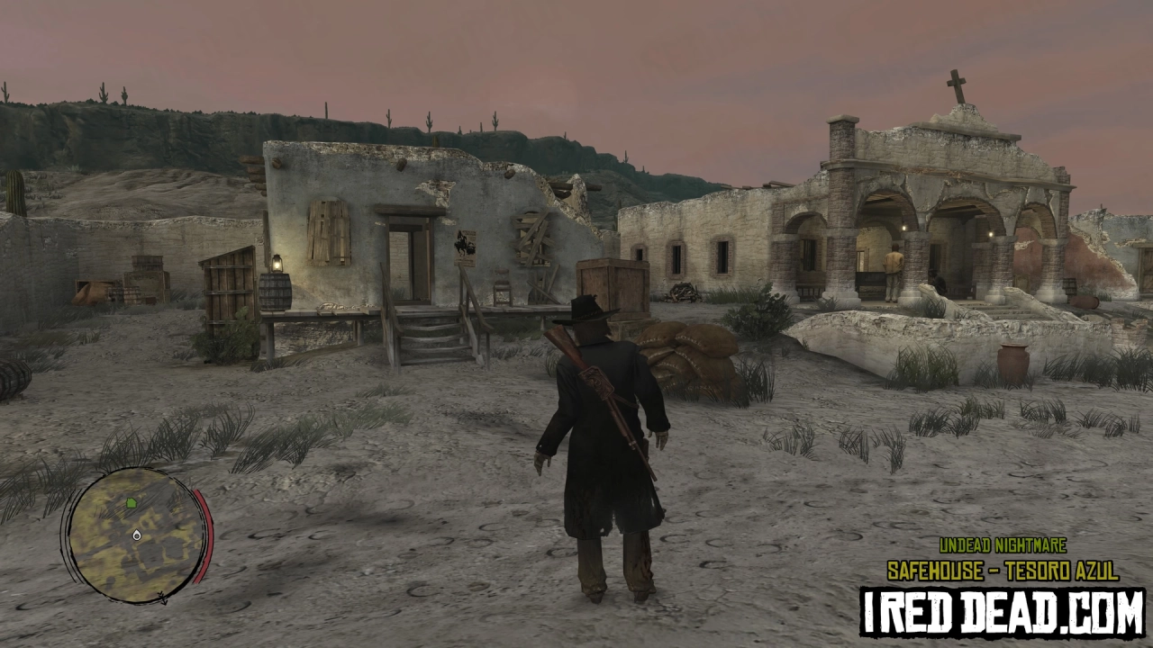 Red Dead Redemption Undead Nightmare Safehouse Tesoro Azul 1