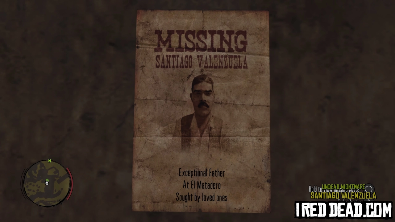 Red Dead Redemption Undead Nightmare Santiago Valenzuela 1