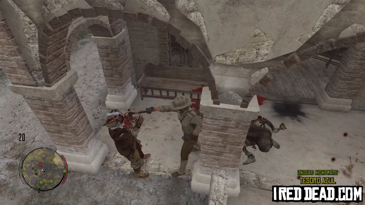 Red Dead Redemption Undead Nightmare Tesoro Azul 4