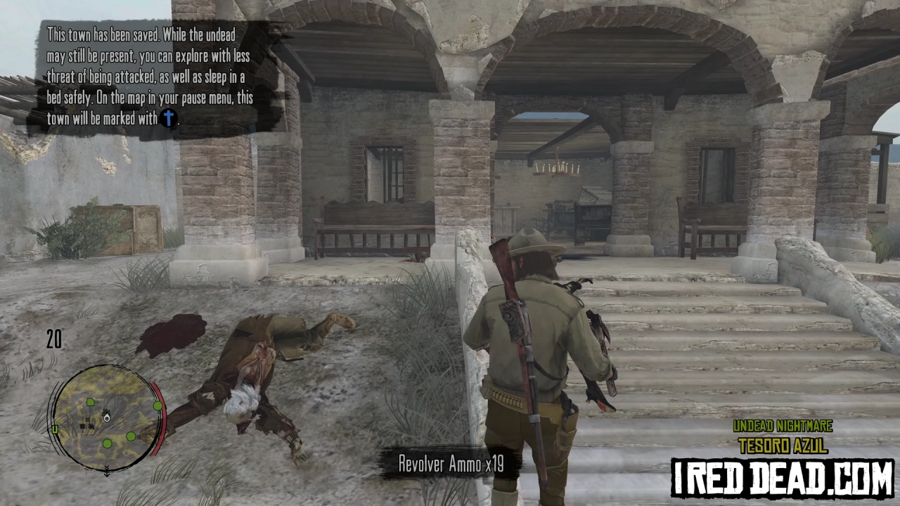 Red Dead Redemption Undead Nightmare Tesoro Azul 5