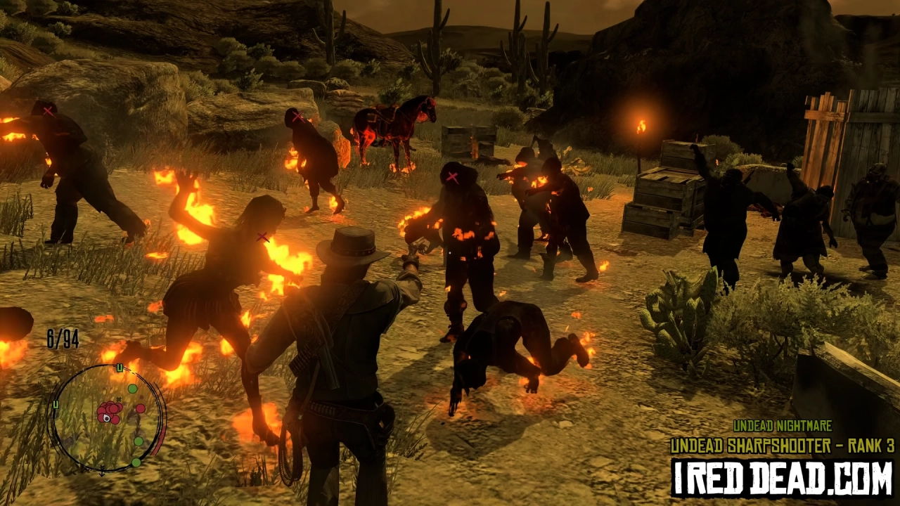 Red Dead Redemption Undead Nightmare Undead Sharpshooter Rank 3 3