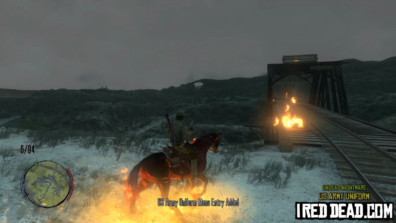 Red Dead Redemption Undead Nightmare US Army Uniform Entry