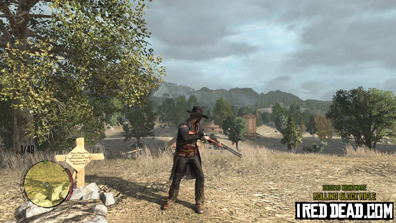 Red Dead Redemption Undead Nightmare Weapons Rolling Block Rifle 2