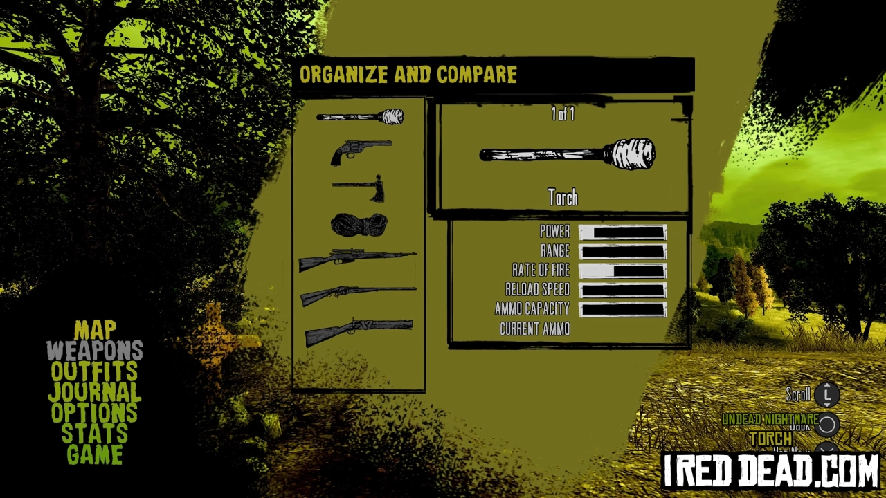 Red Dead Redemption Undead Nightmare Weapons Torch 1