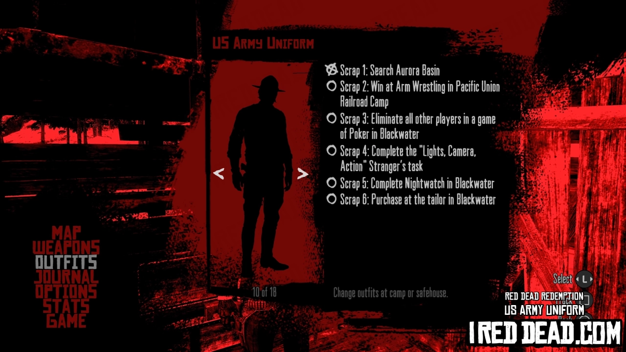 Red Dead Redemption Us Army Uniform Criteria