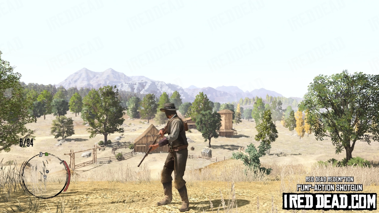 Red Dead Redemption Weapons Pump Action Shotgun