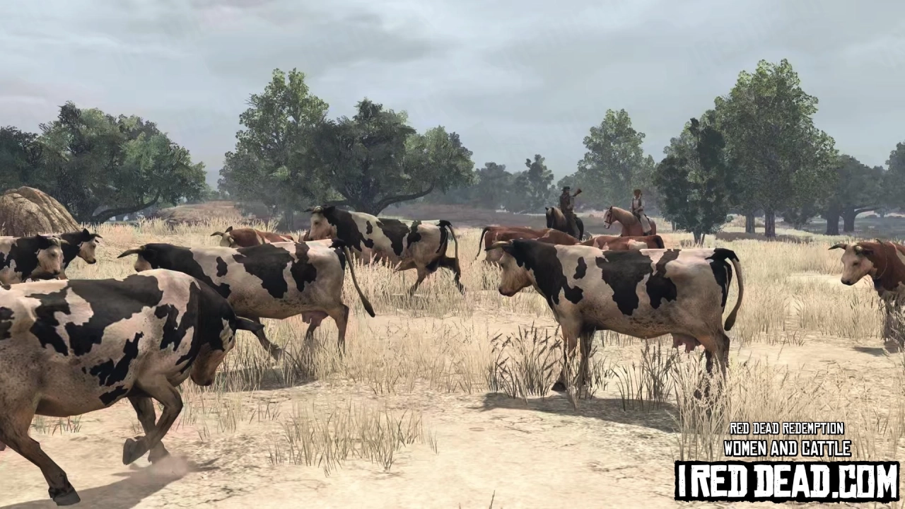 Red Dead Redemption Women And Cattle 20