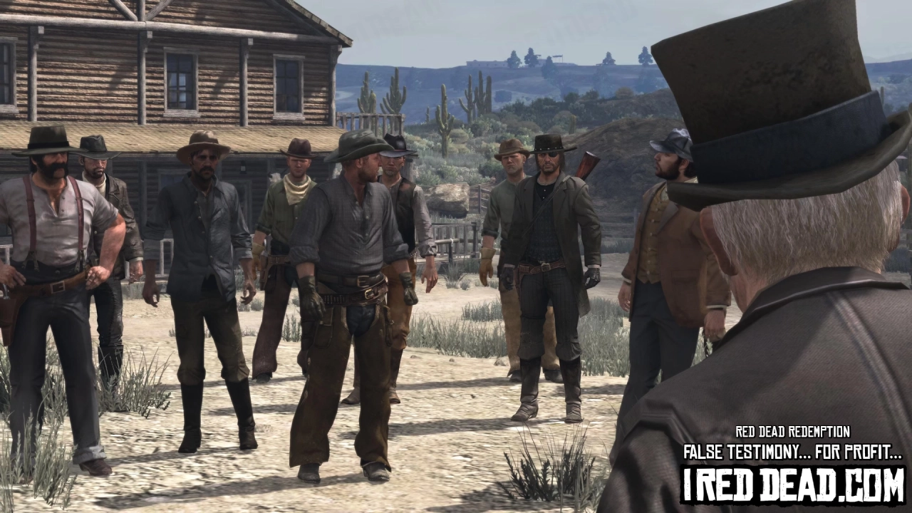 Red Dead Redemption You Shall Not Give False Testimony Except For Profit 16