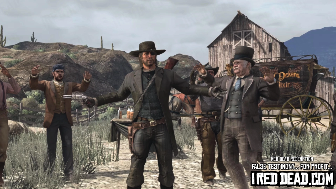 Red Dead Redemption You Shall Not Give False Testimony Except For Profit 28