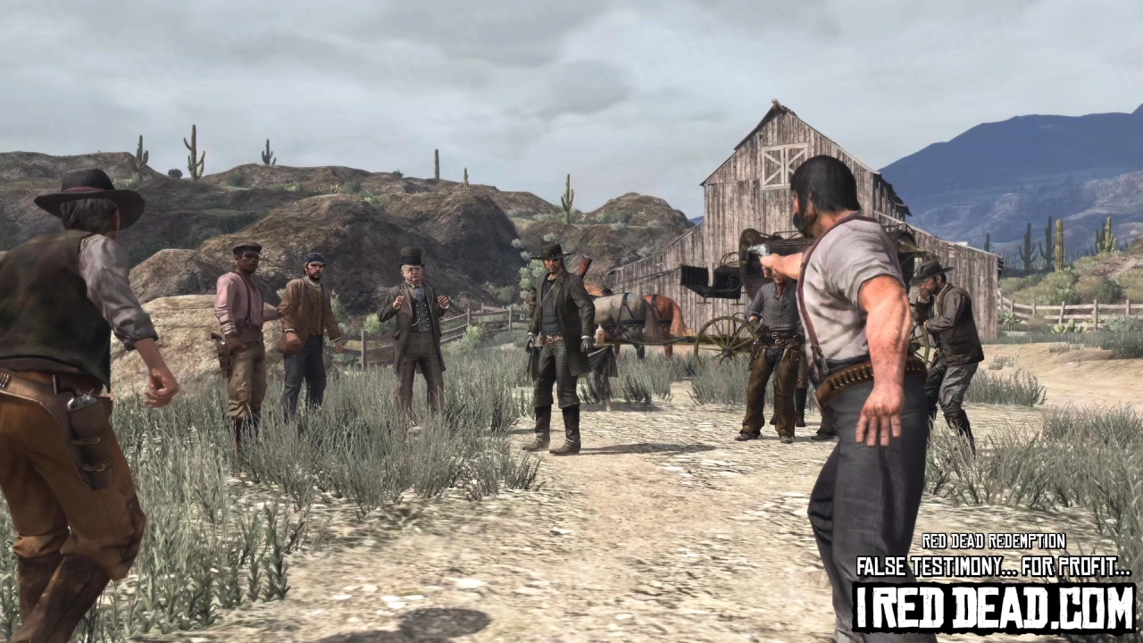 Red Dead Redemption You Shall Not Give False Testimony Except For Profit 37