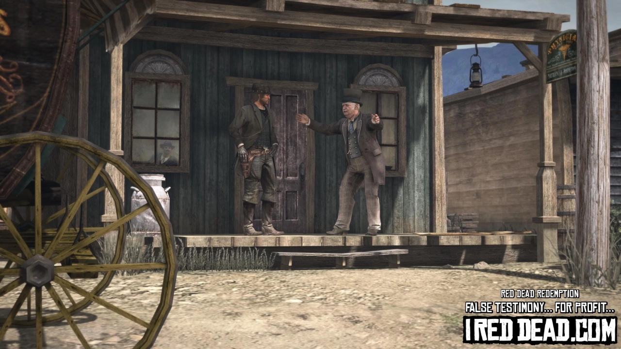 Red Dead Redemption You Shall Not Give False Testimony Except For Profit 4