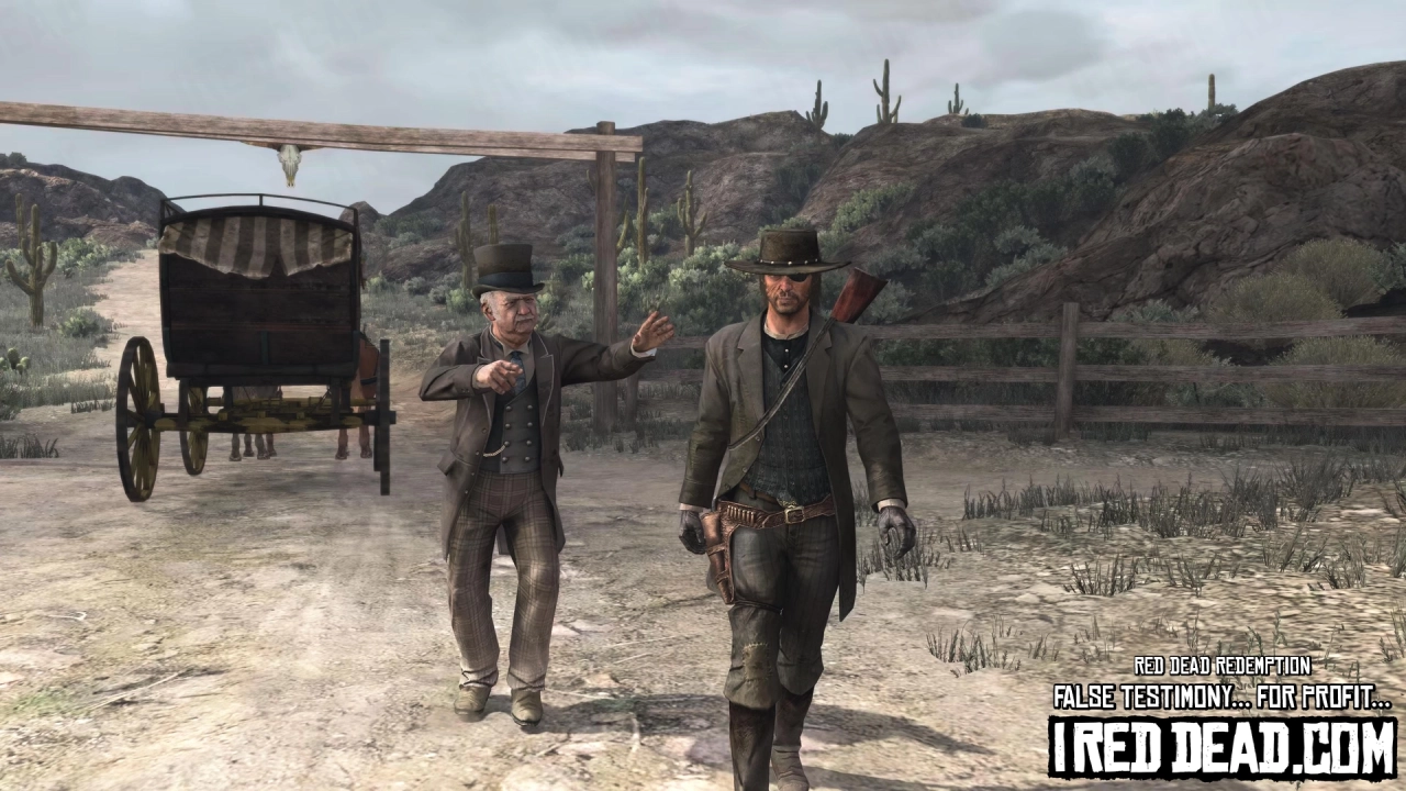 Red Dead Redemption You Shall Not Give False Testimony Except For Profit 41