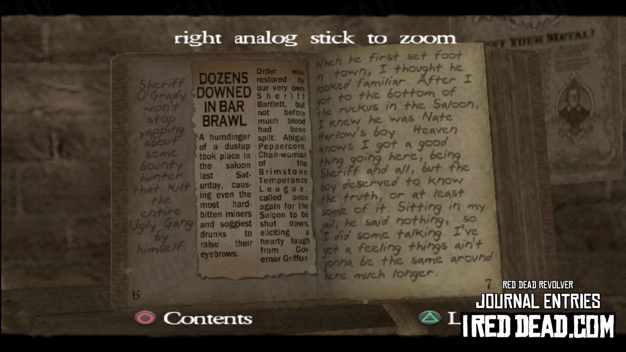 Red Dead Revolver Journal Entry 4 - Red Harlow 2