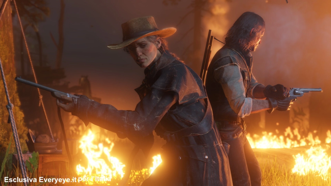 Sadie and John clear the area