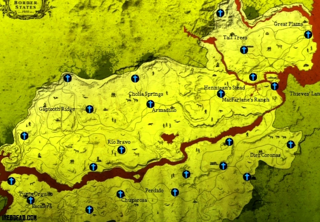 Towns Saved Map