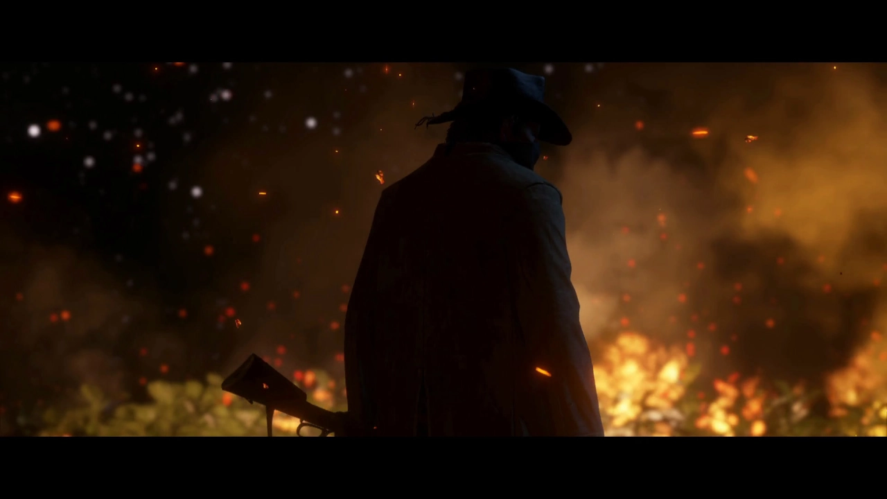Watching the flames