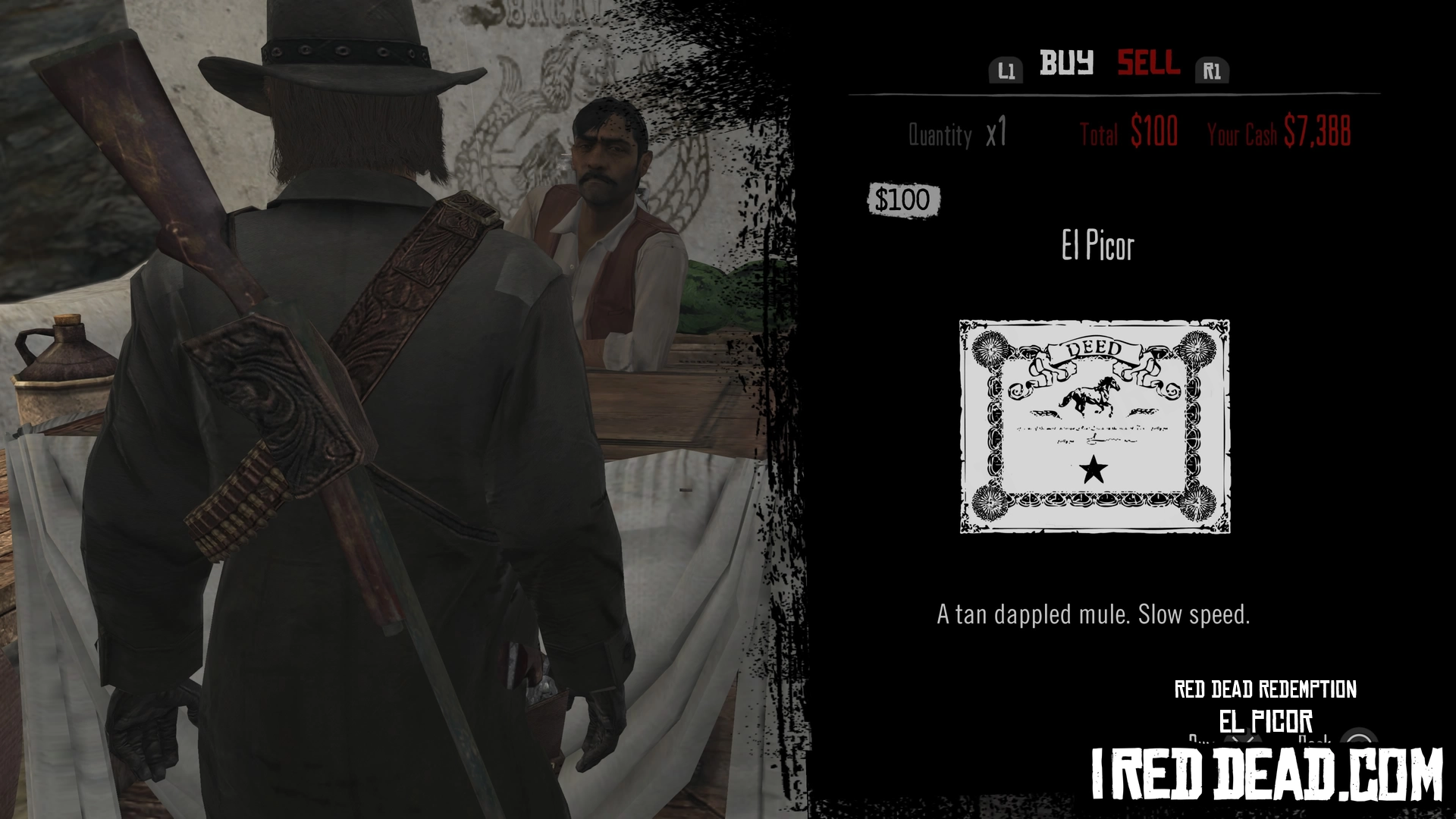 Red Dead Redemption Shop Item El Picor