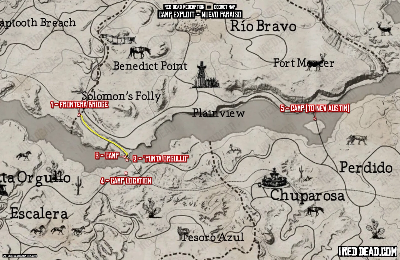 Red Dead Redemption Camp Exploit - Nuevo Paraiso Map