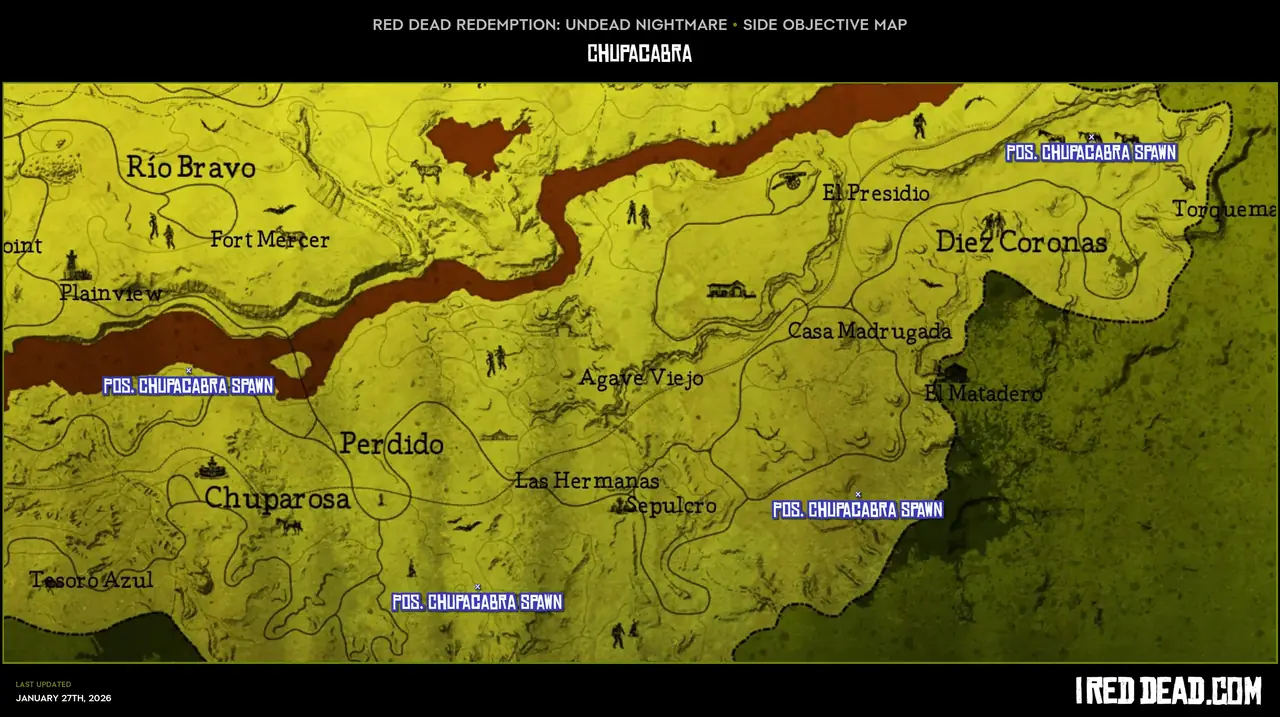 Undead Nightmare Chupacabra Map