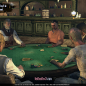 Marshal Johnson splashes in Multiplayer Poker