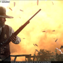 Marshal Johnson brandishes the Explosive Rifle