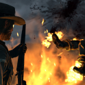 Marston dispenses justice on an approaching zombie