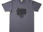 Vintage Rockstar Logo T-Shirt - Black on Grey
