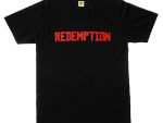 Redemption T-Shirt - Red on Black