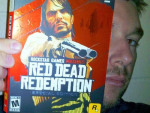 Me holding the special edition of "RDR" for XBOX.