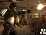 Saloon shootout with characters from RDRevolver
