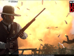 Marshal Johnson brandishes the Explosive Rifle