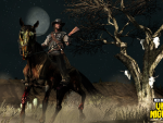 Marston mounts a zombie horse