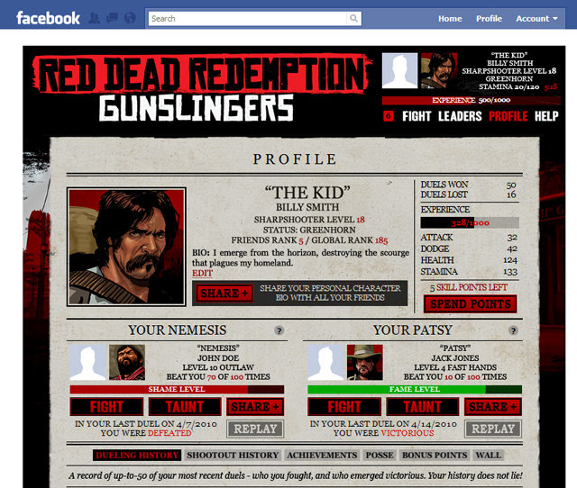 Social Club Calendar for Winter 2012-2013 - Red Dead Redemption