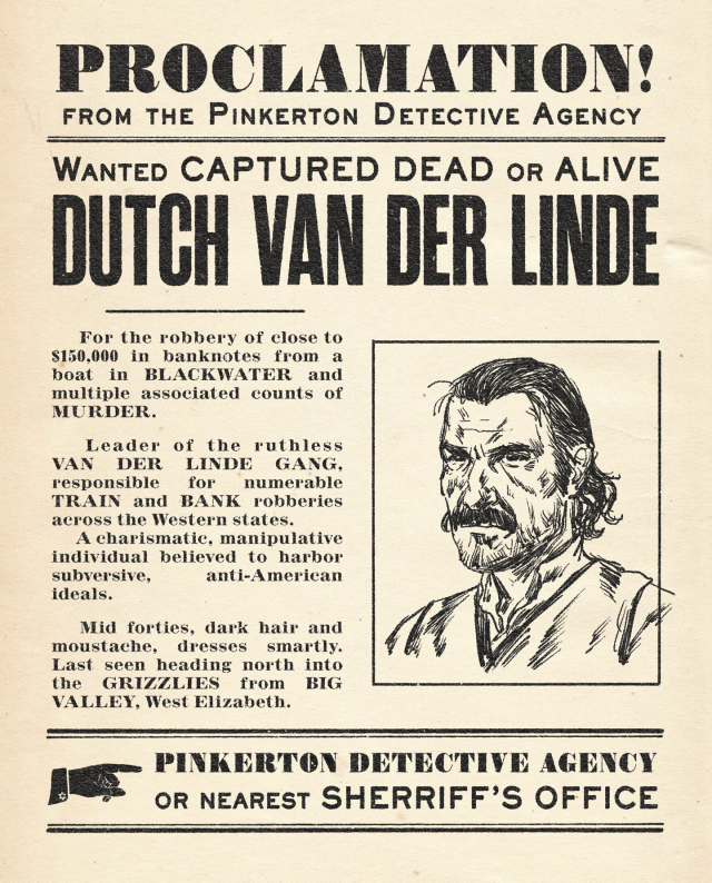Dutch Wanted Poster