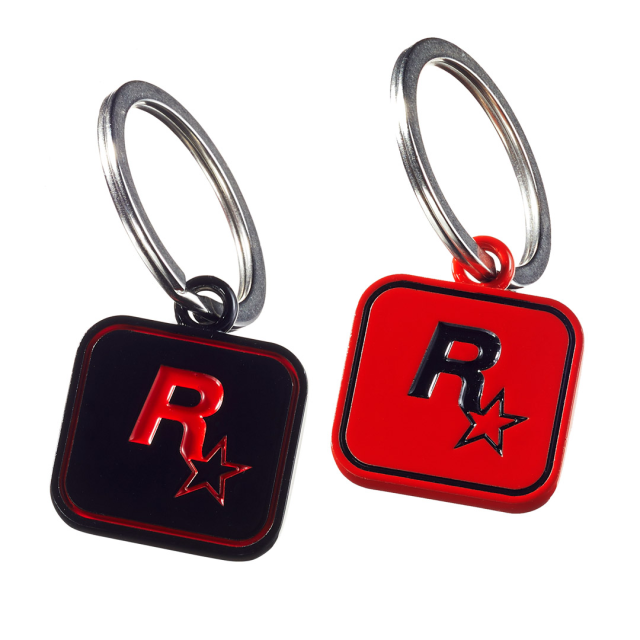 Rockstar Games Logo Keychain