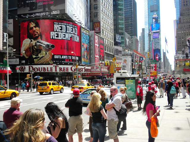 Marston Takes Over Times Square