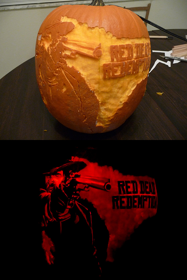 Red Dead Pumpkin by ceemdee